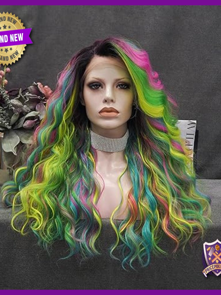 22 Inch Heat Resistant Synthetic Lace Front Wig Loose Curl